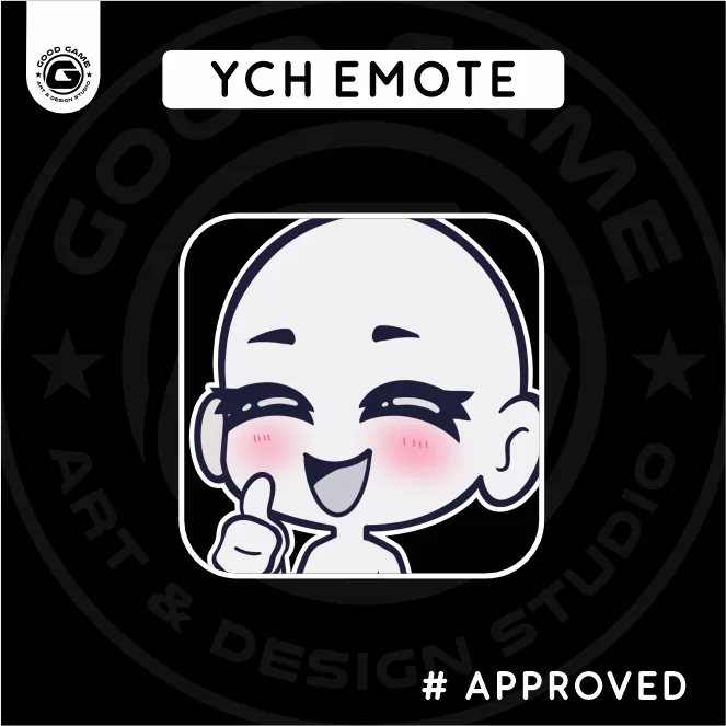YCH ” Approved” Emote Base –