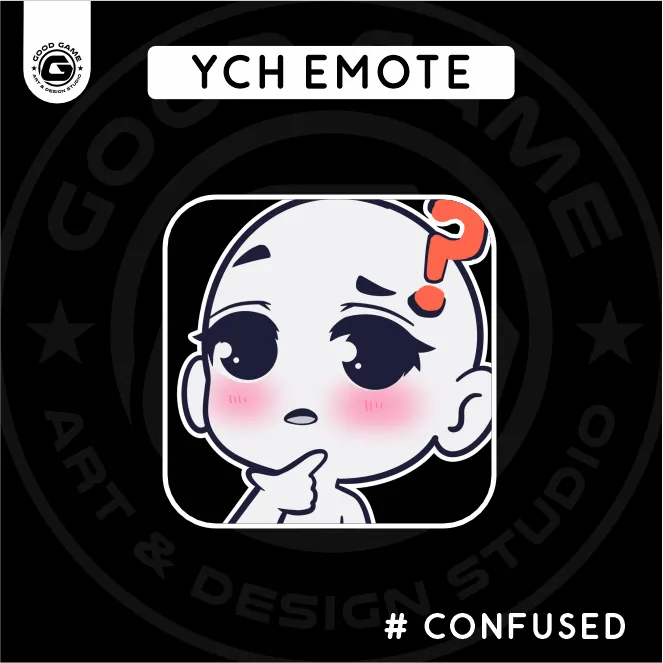YCH “Confused” Emote Base –