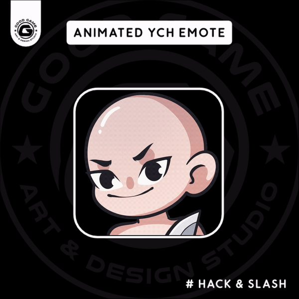 YCH “Hack & Slash” Emote Base – Animated