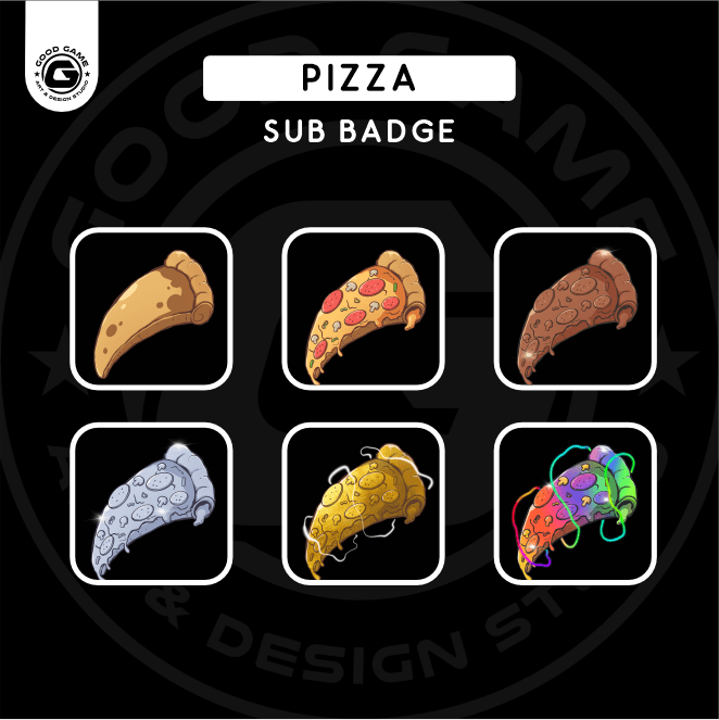 Tasty Treats – Pizza ( Sub Badge Set )