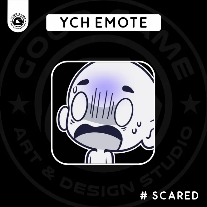 YCH “Scared” Emote Base