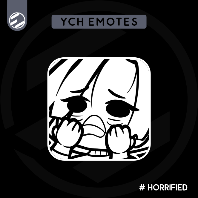 YCH “Horrified” Emote Base  –