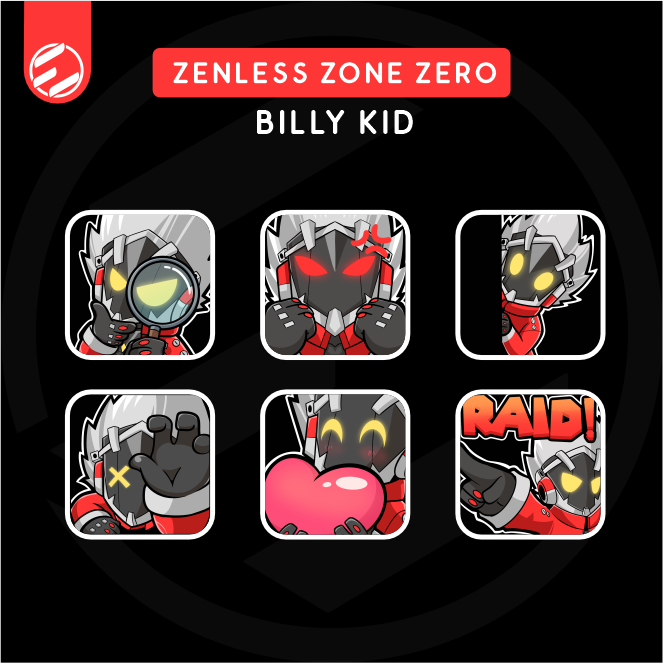 Badass Billy Kid Emote Bundle – Zenless Zone Zero